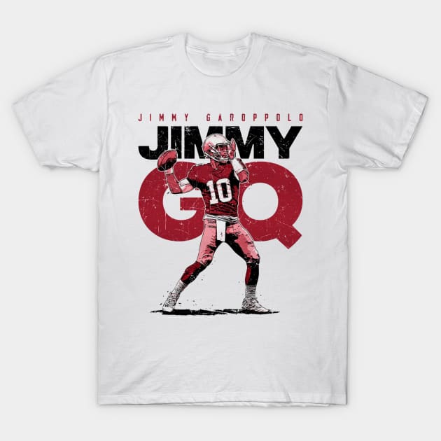 Jimmy Garoppolo San Francisco Jimmy GQ T-Shirt by MASTER_SHAOLIN